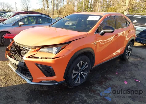 2018 Lexus Nx 300 F Sport z USA, uszkodzony, nr VIN JTJBARBZ7J2178917